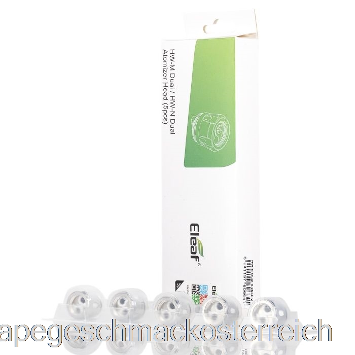 Eleaf Ello Hw Serie Ersatzspulen 0,25 Ohm Hw-n Dual Spulen Vape Geschmack